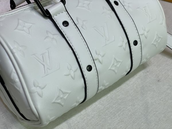 Replica LV Keepall XS in Monogram Seal Design - Image 12