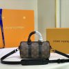 Best Replicas Bags - Replica LV Keepall XS in Monogram Seal Design Shop For Best Louis Vuitton LV Replica Bags With Cheap Price