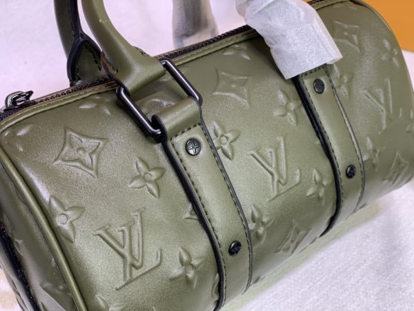 Replica LV Keepall XS in Monogram Seal Design - Image 3