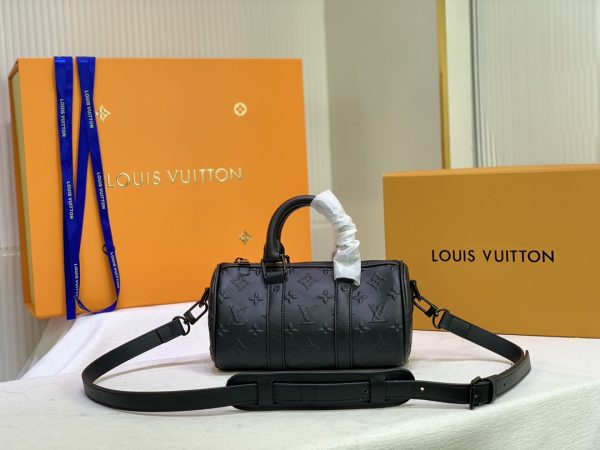 Replica LV Keepall XS in Monogram Seal Design - Image 7