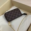 Best Replicas Bags - Louis Vuitton Mini Pochette Accessoires Replica M58009 Shop For Best Louis Vuitton LV Replica Bags With Cheap Price