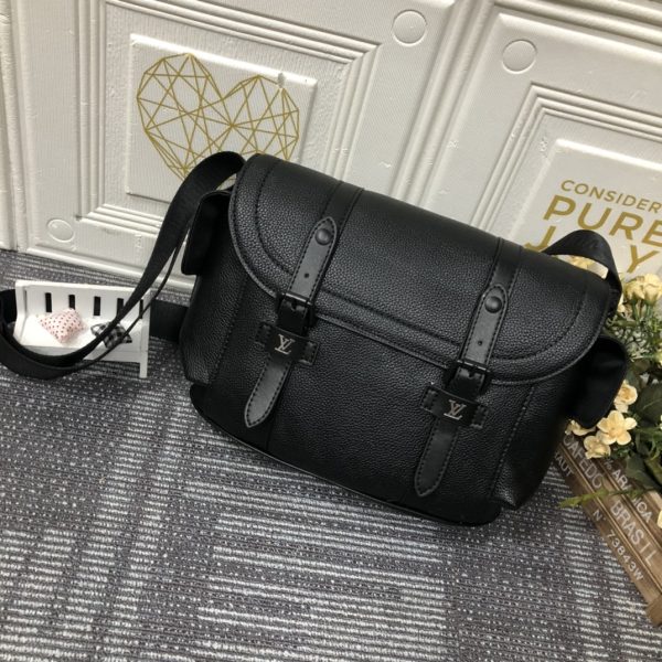 Replica LV Christopher Messenger Backpack, Stylish & Functional - Image 2