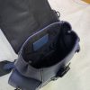 Best Replicas Bags - Replica LV Christopher XS Black-Blue-White Backpack Shop For Best Louis Vuitton LV Replica Bags With Cheap Price