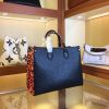 Best Replicas Bags - Replica Louis Vuitton Leopard-Print Onthego Tote Black/Brown Shop For Best Louis Vuitton LV Replica Bags With Cheap Price
