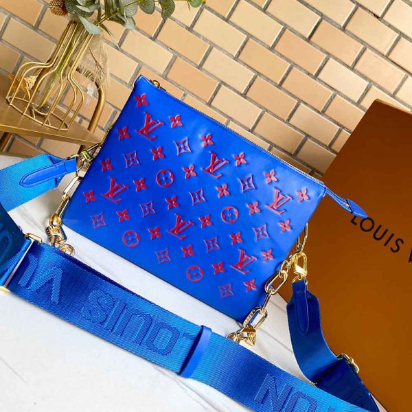 Louis Vuitton Coussin PM Pink & Dark Blue Replica Handbag M58628 - Image 11
