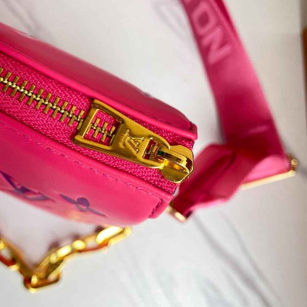 Louis Vuitton Coussin PM Pink & Dark Blue Replica Handbag M58628 - Image 6
