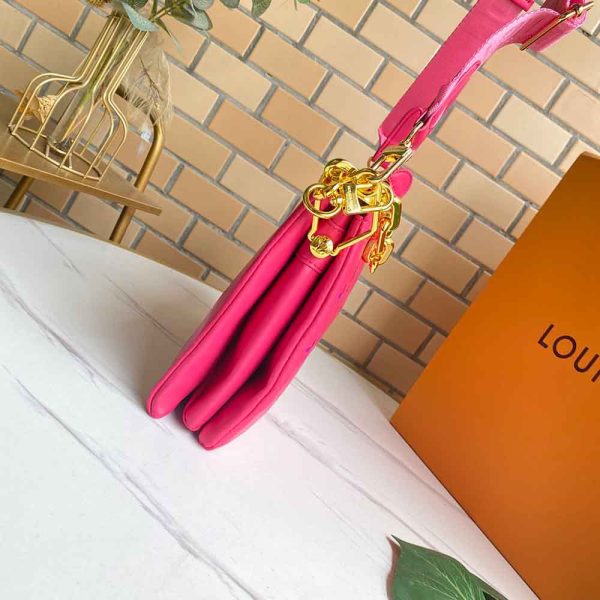Louis Vuitton Coussin PM Pink & Dark Blue Replica Handbag M58628 - Image 10