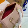 Best Replicas Bags - Louis Vuitton Speedy Bandouliere 22 Replica - White & Pink Shop For Best Louis Vuitton LV Replica Bags With Cheap Price
