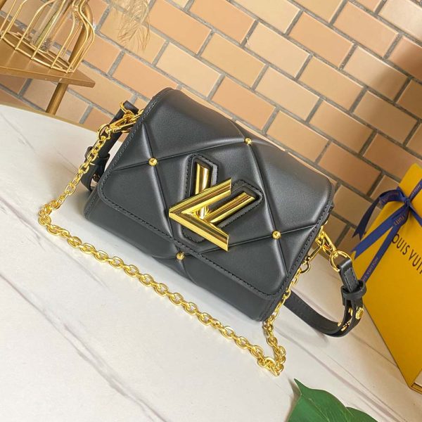 Louis Vuitton Twist PM Replica - Black, Brown, White Handbag