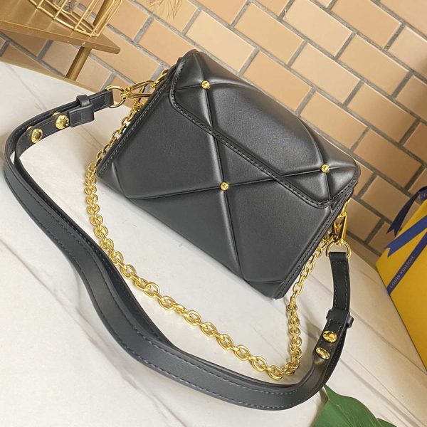 Louis Vuitton Twist PM Replica - Black, Brown, White Handbag - Image 3