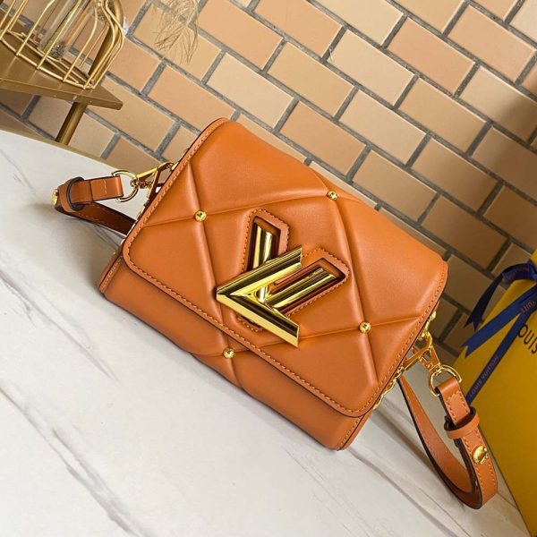 Louis Vuitton Twist PM Replica - Black, Brown, White Handbag - Image 6