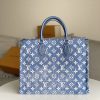 Best Replicas Bags - Louis Vuitton Monogram Jacquard Onthego MM Tote Replica Shop For Best Louis Vuitton LV Replica Bags With Cheap Price