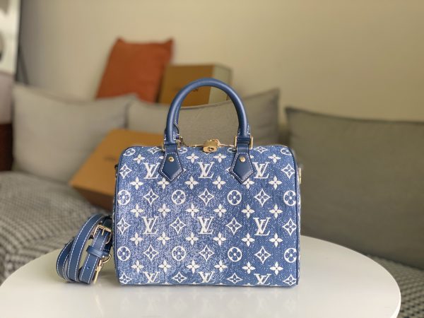 Replica LV Denim Speedy Bandouliere 25 Handbag