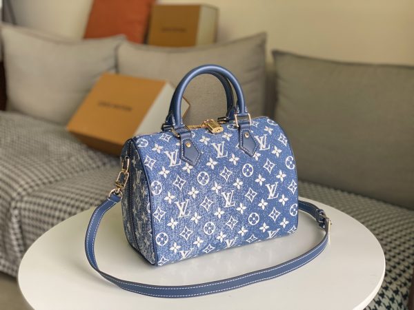 Replica LV Denim Speedy Bandouliere 25 Handbag - Image 2