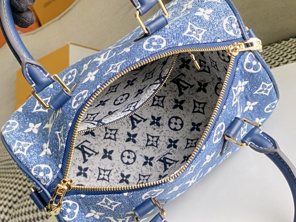 Replica LV Denim Speedy Bandouliere 25 Handbag - Image 7