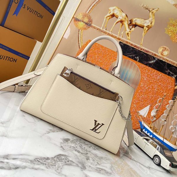 Replica Louis Vuitton Marelle MM Tote – Stylish & Elegant - Image 12