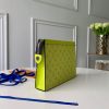 Best Replicas Bags - Louis Vuitton Pochette Voyage MM Replica Yellow/White Shop For Best Louis Vuitton LV Replica Bags With Cheap Price
