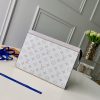 Best Replicas Bags - Louis Vuitton Pochette Voyage MM Replica Yellow/White Shop For Best Louis Vuitton LV Replica Bags With Cheap Price