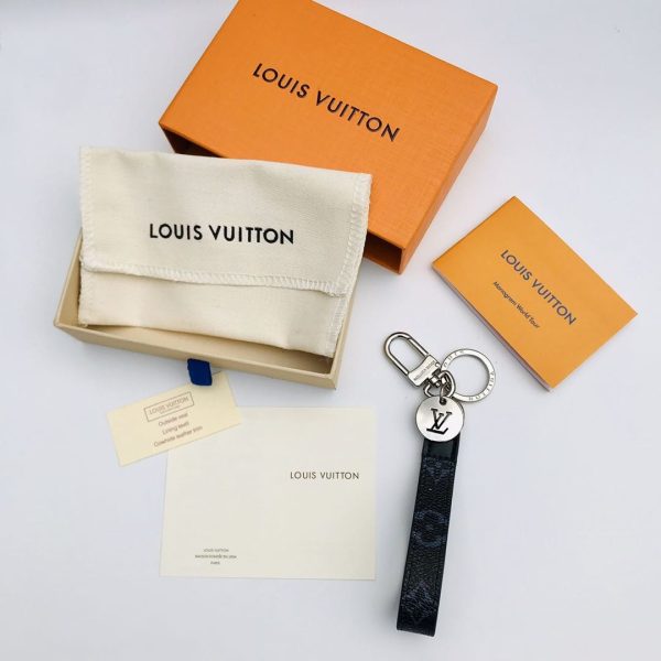 LV Dragonne Key Holder & Bag Charm - Stylish Replica Accessory