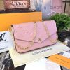 Best Replicas Bags - Louis Vuitton Felicie Pochette Replica - Black, Blue, Red Shop For Best Louis Vuitton LV Replica Bags With Cheap Price
