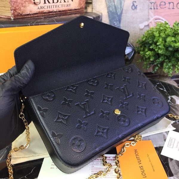 Louis Vuitton Felicie Pochette Replica - Black, Blue, Red - Image 6