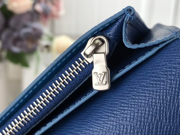 Replica Louis Vuitton Brazza Wallet - Blue Sky Style - Image 5