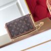 Best Replicas Bags - Replica Louis Vuitton Dauphine Chain Wallet – Chic & Budget-Friendly Shop For Best Louis Vuitton LV Replica Bags With Cheap Price