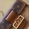 Best Replicas Bags - Replica Louis Vuitton Dauphine Chain Wallet – Chic & Budget-Friendly Shop For Best Louis Vuitton LV Replica Bags With Cheap Price