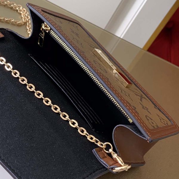Replica Louis Vuitton Dauphine Chain Wallet – Chic & Budget-Friendly - Image 7
