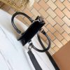 Best Replicas Bags - Replica LV Petit Sac Plat M69441 Black/White/Pink Leather Bag Shop For Best Louis Vuitton LV Replica Bags With Cheap Price