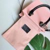 Best Replicas Bags - Replica LV Petit Sac Plat M69441 Black/White/Pink Leather Bag Shop For Best Louis Vuitton LV Replica Bags With Cheap Price
