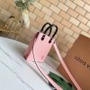 Best Replicas Bags - Replica LV Petit Sac Plat M69441 Black/White/Pink Leather Bag Shop For Best Louis Vuitton LV Replica Bags With Cheap Price