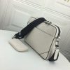Best Replicas Bags - Louis Vuitton Trio Messenger Replica White/Black Embossed M69443 Shop For Best Louis Vuitton LV Replica Bags With Cheap Price