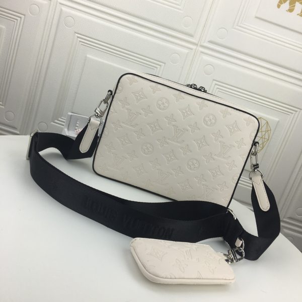 Louis Vuitton Trio Messenger Replica White/Black Embossed M69443 - Image 6