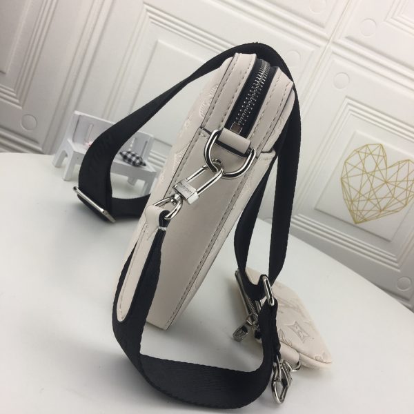 Louis Vuitton Trio Messenger Replica White/Black Embossed M69443 - Image 4