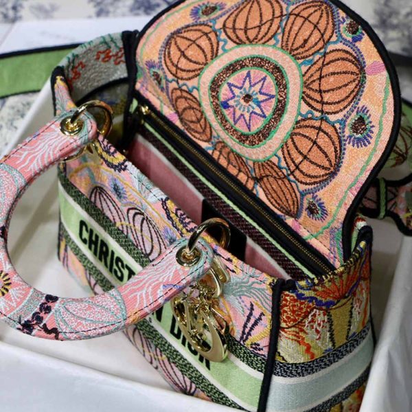 Replica Dior AAA Light Medium Lady D-Lite Embroidery Bag M8003 - Image 2