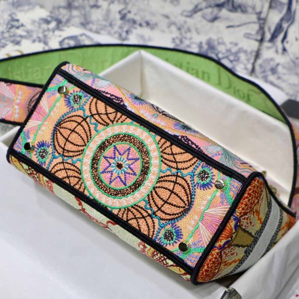 Replica Dior AAA Light Medium Lady D-Lite Embroidery Bag M8003 - Image 3