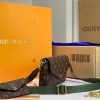 Best Replicas Bags - Louis Vuitton Felicie Strap & Go Replica Green/Pink M80091 Shop For Best Louis Vuitton LV Replica Bags With Cheap Price