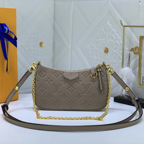 Replica LV Easy Pouch On Strap - Black, Beige, White - Image 11