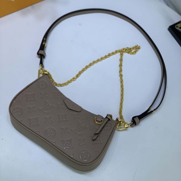 Replica LV Easy Pouch On Strap - Black, Beige, White - Image 14