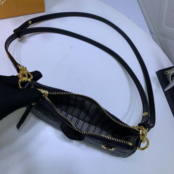 Replica LV Easy Pouch On Strap - Black, Beige, White - Image 5
