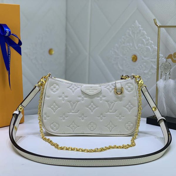 Replica LV Easy Pouch On Strap - Black, Beige, White - Image 6