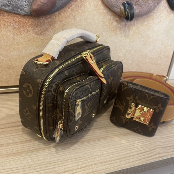 Replica LV Sporty Utility Crossbody Bag with Leather Strap - Image 2