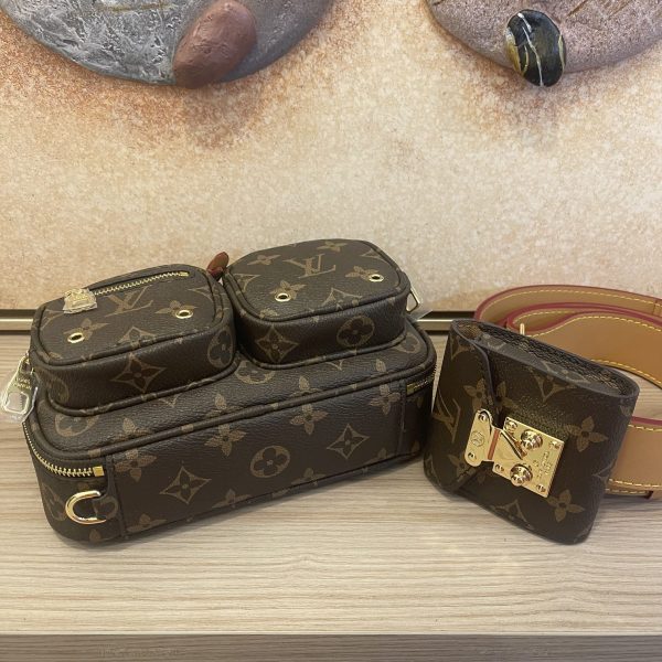 Replica LV Sporty Utility Crossbody Bag with Leather Strap - Image 4