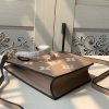 Best Replicas Bags - Replica Louis Vuitton Petit Sac Plat Black Beige Brown M57937 Shop For Best Louis Vuitton LV Replica Bags With Cheap Price