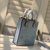 Best Replicas Bags - Replica LV Petit Sac Plat Blue-Pink-Beige M80449 Bag Shop For Best Louis Vuitton LV Replica Bags With Cheap Price
