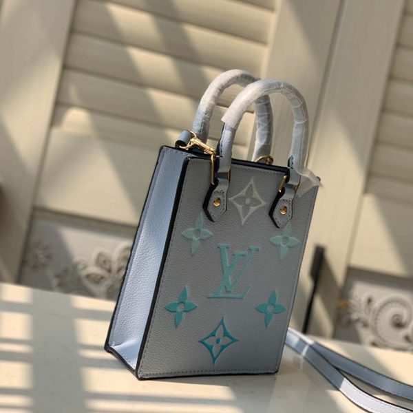 Replica LV Petit Sac Plat Blue-Pink-Beige M80449 Bag - Image 9