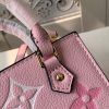 Best Replicas Bags - Replica LV Petit Sac Plat Blue-Pink-Beige M80449 Bag Shop For Best Louis Vuitton LV Replica Bags With Cheap Price
