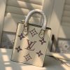 Best Replicas Bags - Replica Louis Vuitton Petit Sac Plat Black Beige Brown M57937 Shop For Best Louis Vuitton LV Replica Bags With Cheap Price
