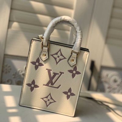 Replica Louis Vuitton Petit Sac Plat Black Beige Brown M57937